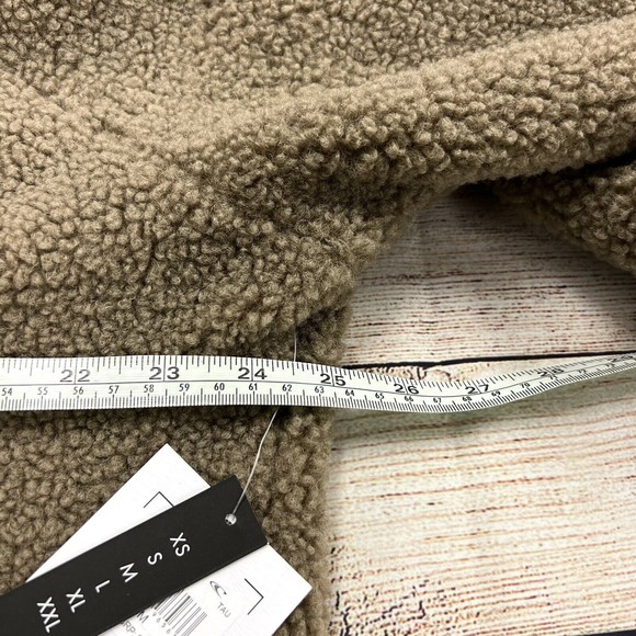 O'Neill Makenna Solid Pile Fleece Jacket Taupe NWT Size Medium - Picture 12 of 13